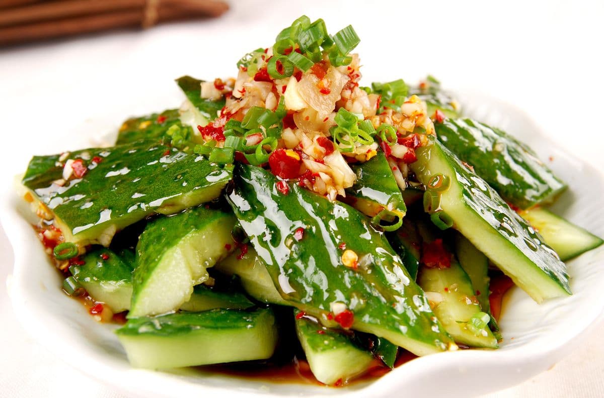 Cucumber Salad with Garlic 蒜泥黄瓜