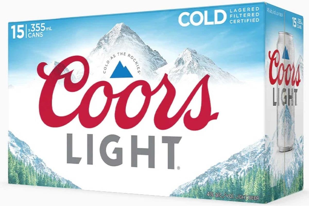 Coors Light (15 Can) (15 x 355 mL)