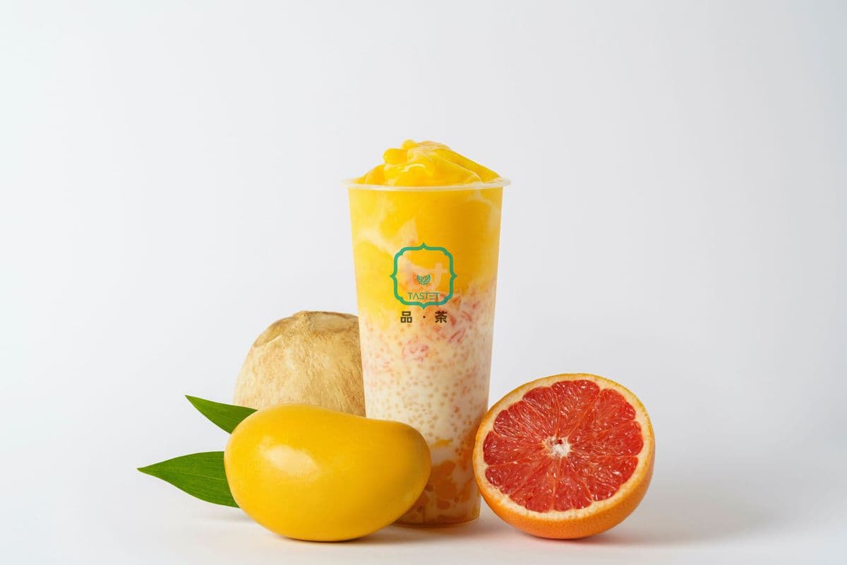 Tropical Blast with Sago (Mango, Grapefruit, Coconut)