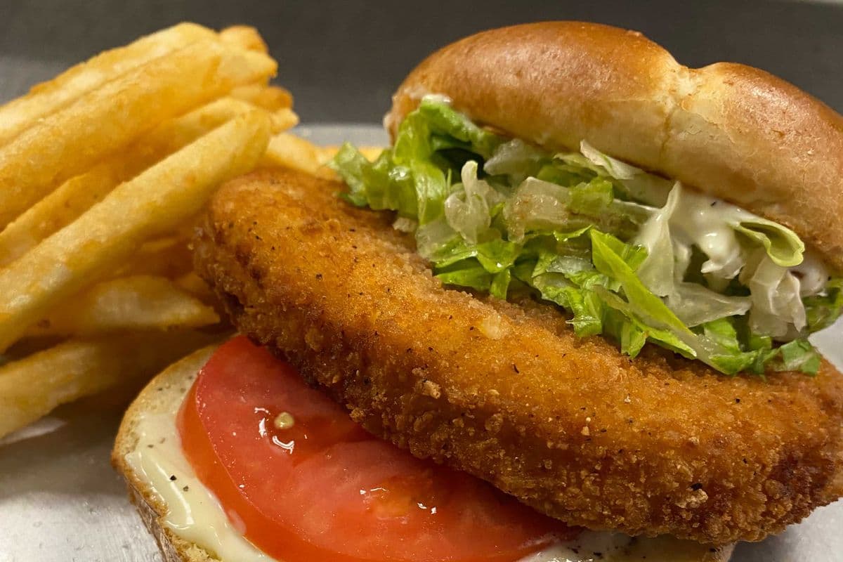 Chicken Burger with Fries