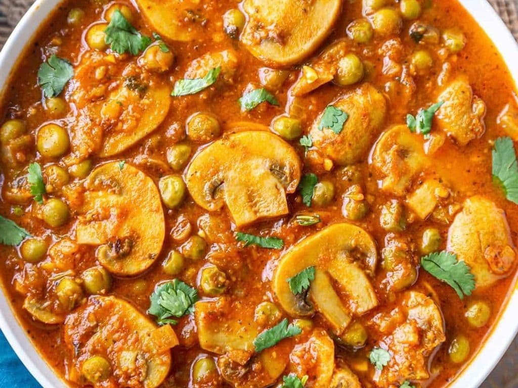Mushroom Mattar