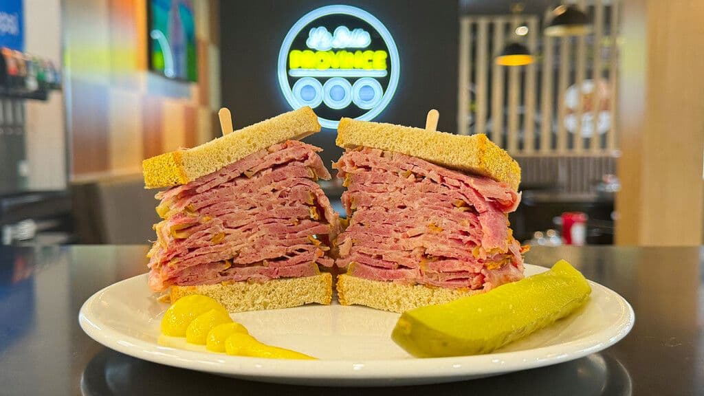Sandwich viande fumée