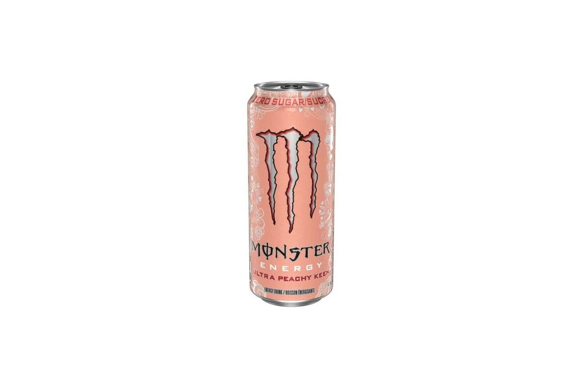 Monster Energy Ultra Peachy Keen Zero Sugar Can, 473 mL (473ml)