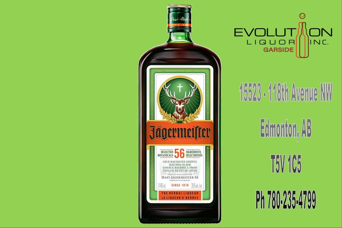 Jagermeister Herbal Liqueur 1140G (1 x 1.14L Glass Bottle)