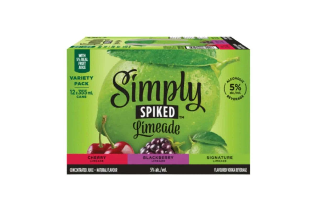 Simply Spiked Limeade Variety Pack SP (12 x 355 ml)