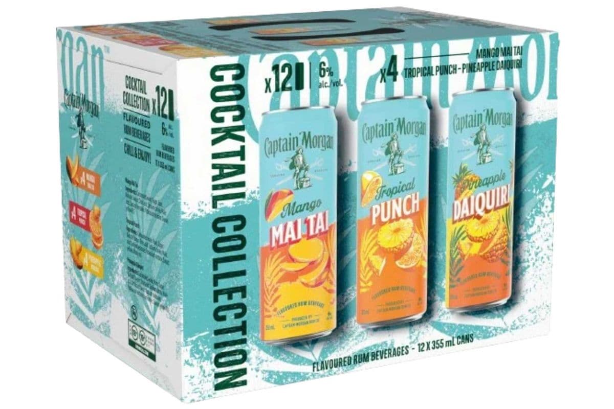 Captain Morgan Cocktail Collection Pack (12 x 355 ml)