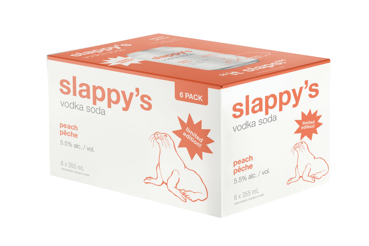 Slappy's - Peach (6 x 355ml)