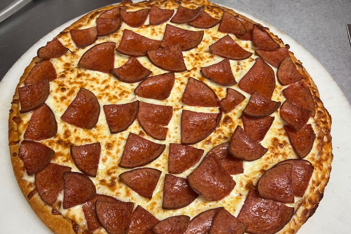 46. 8" Small Double Decker Pepperoni Pizza