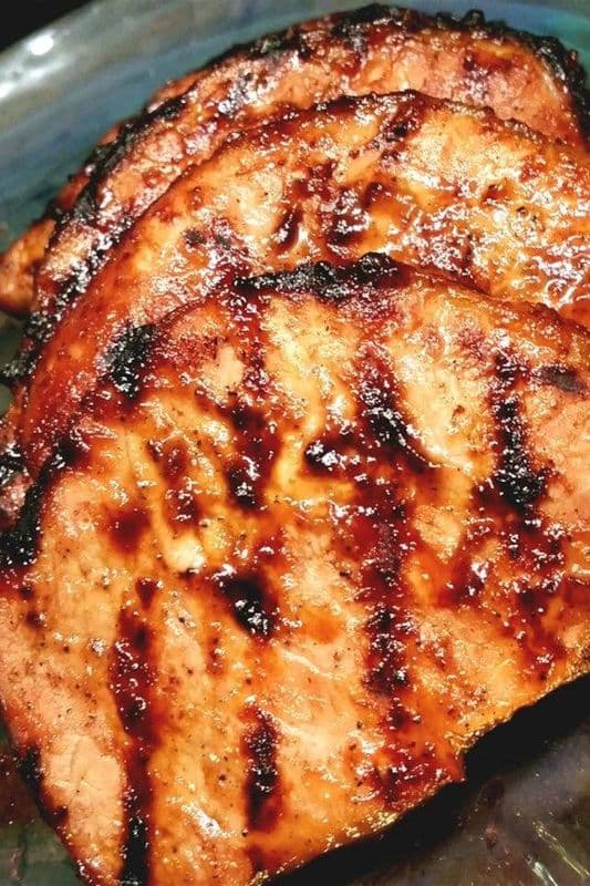 Apple Butter BBQ Pork Chops (2 pcs)