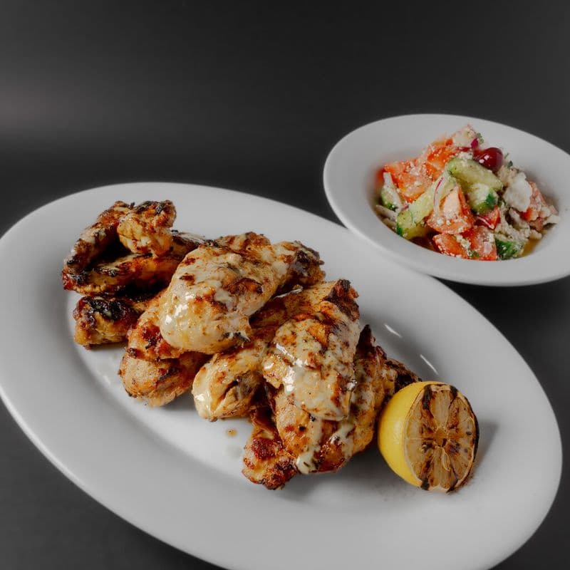 Spasti Plate - Demi-Poulet Grille Assiette / Spasti Plate- Half Grilled Chicken Plate