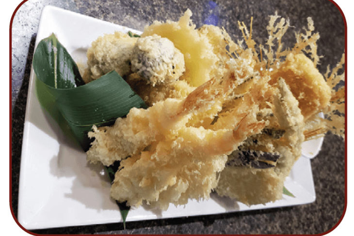 Vegetable and Prawn Tempura