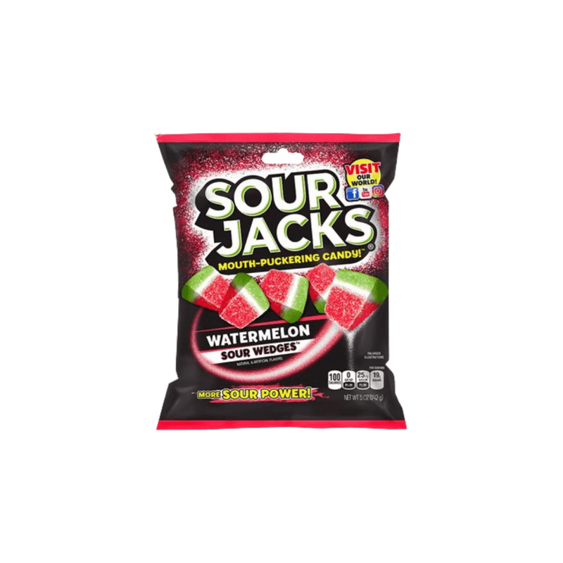 Sour Wedges Watermelon Sour Jacks - USA (5oz)