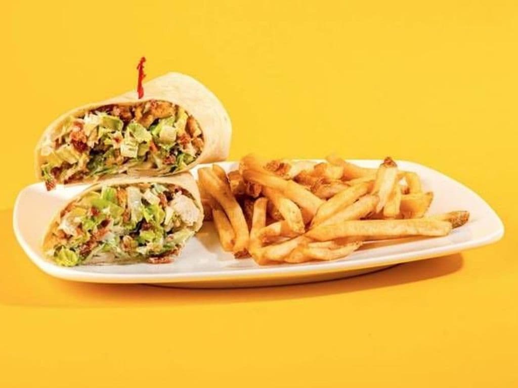 Crispy Chicken Caesar Wrap