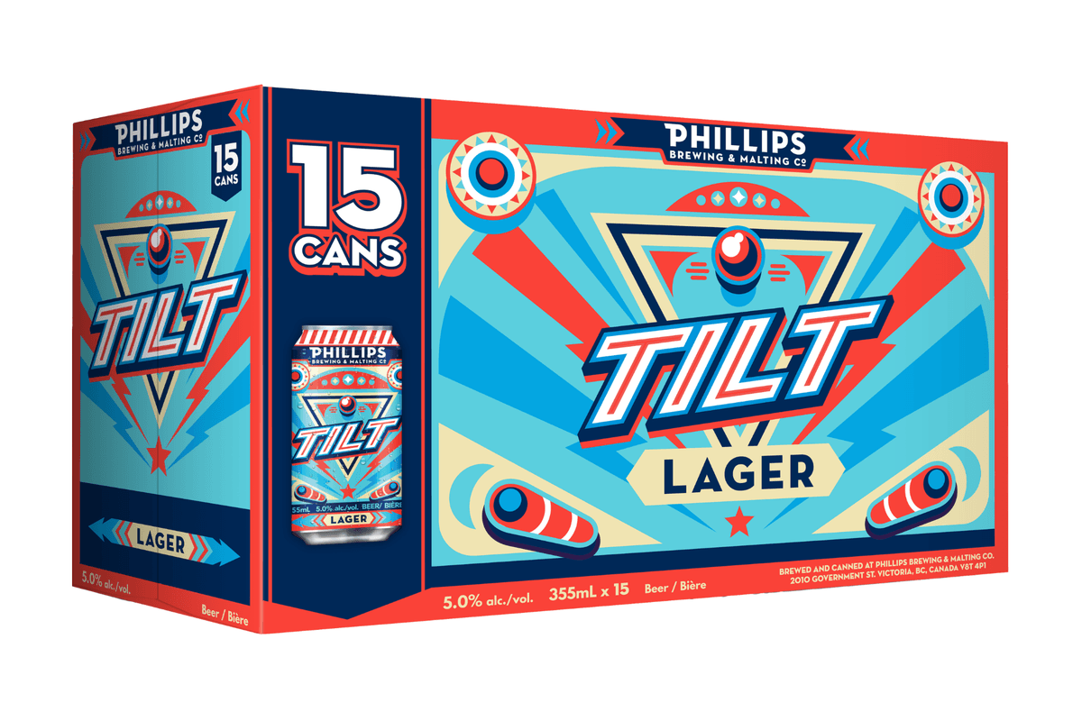 Phillips Brewing - Tilt Lager (15 x 355ml)