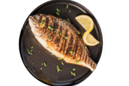 Large Lemon and Garlic BBQ Fish Platter (1.5lb to 2lb)