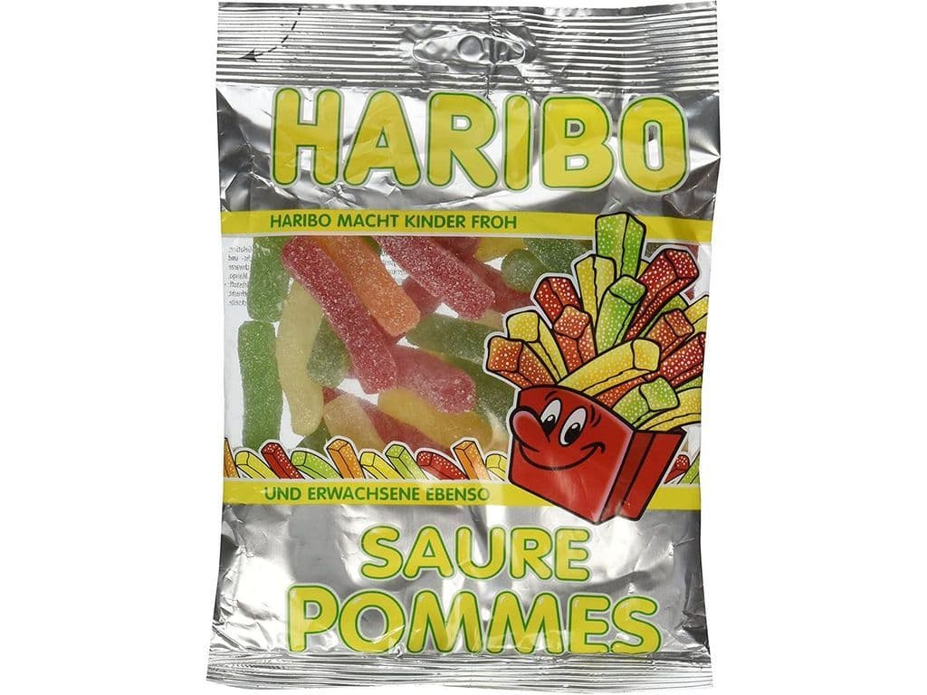 Haribo Sour Fries Gummy Candy Bag