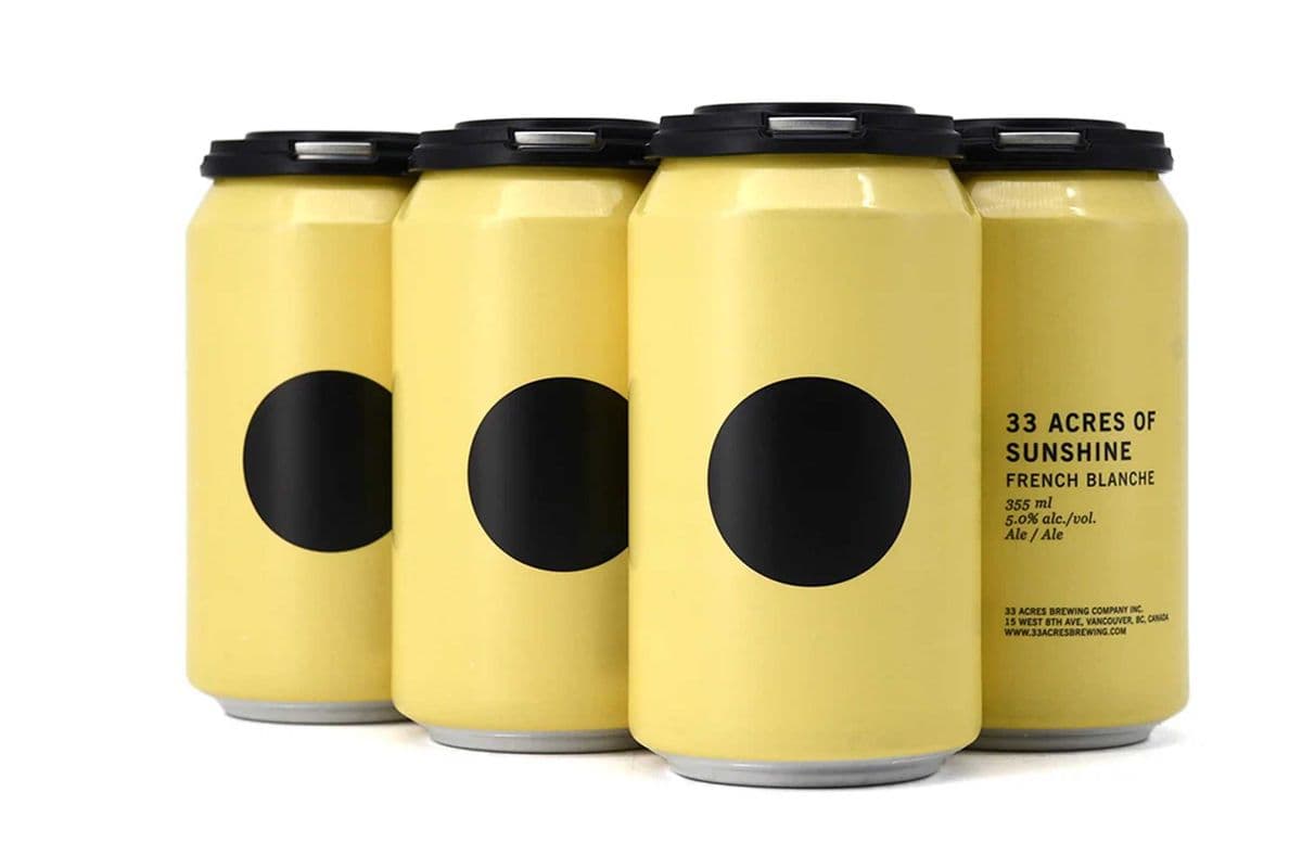 33 ACRES BREWING SUNSHINE 6 CANS (6 x 355 ML)