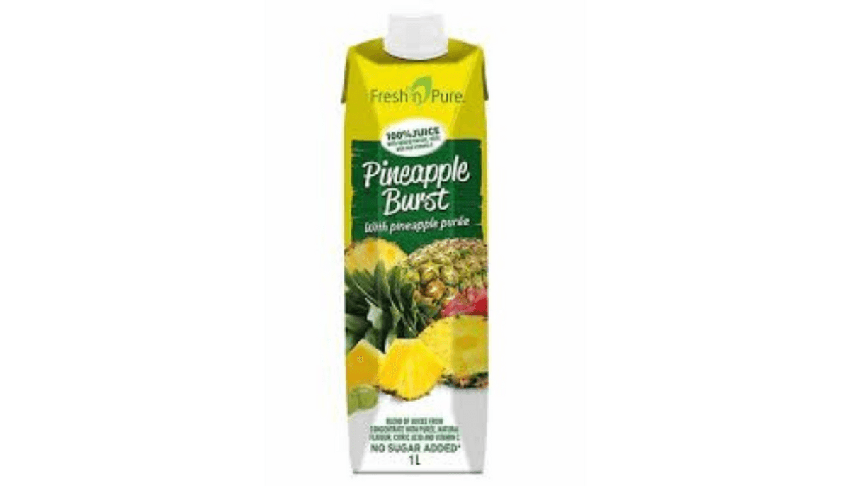 Fresh’n Pure - Jus de fruit Explosion d’ananas 1L / Fresh’n Pure Pineapple Burst Juice 1L