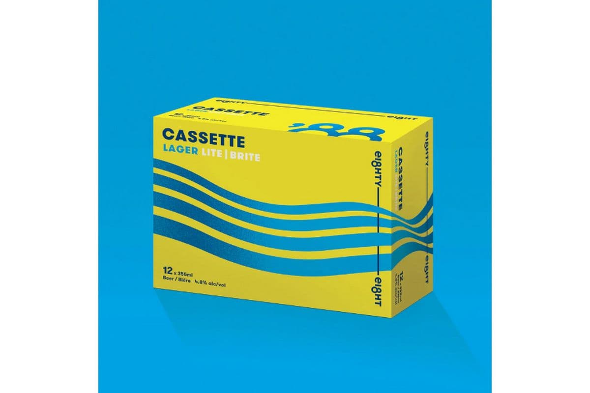 88 Brewery Cassette Lager (1 x 12 Pack)
