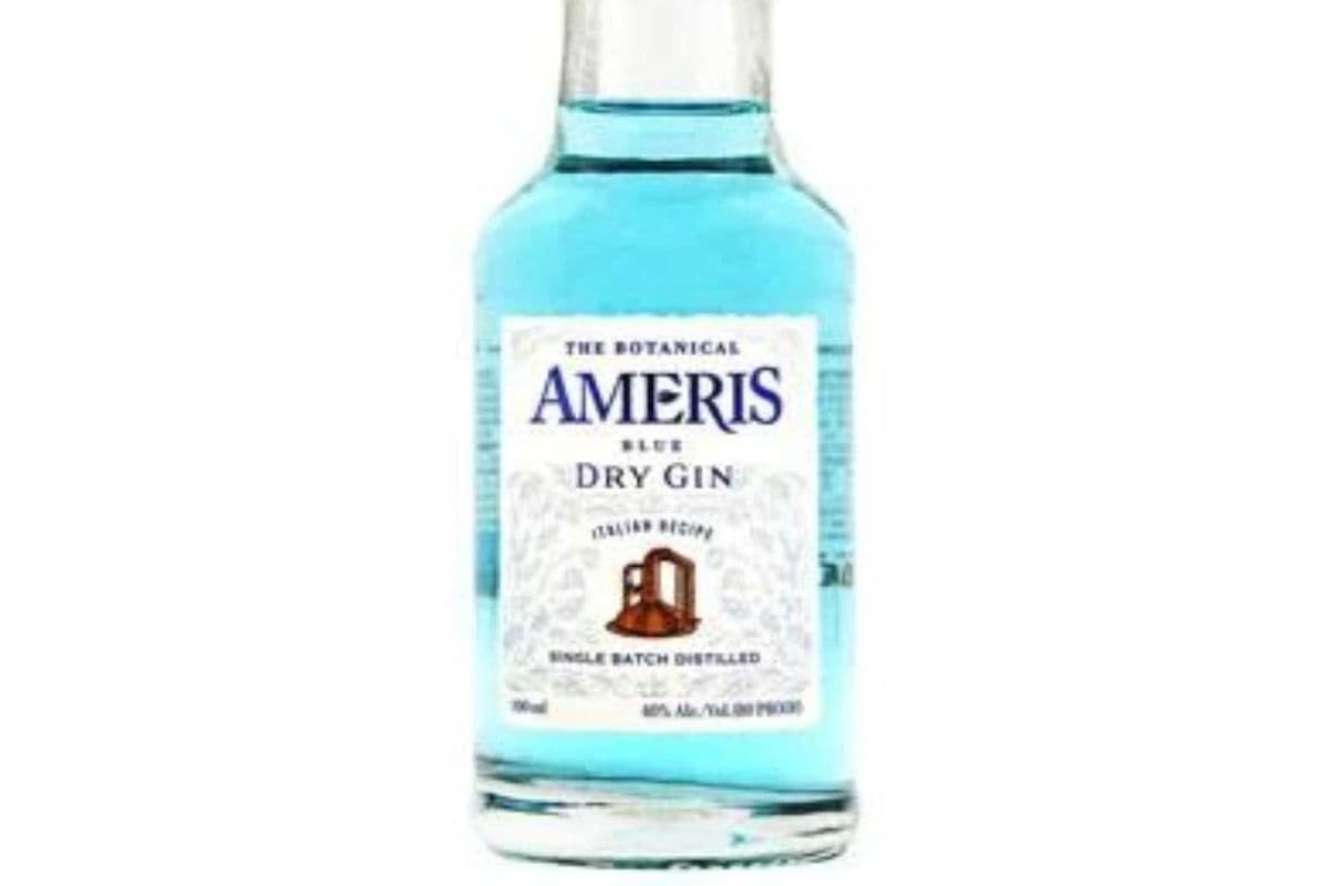 AMERIS BLUE DRY GIN 100 ML (1 x 100 ML )
