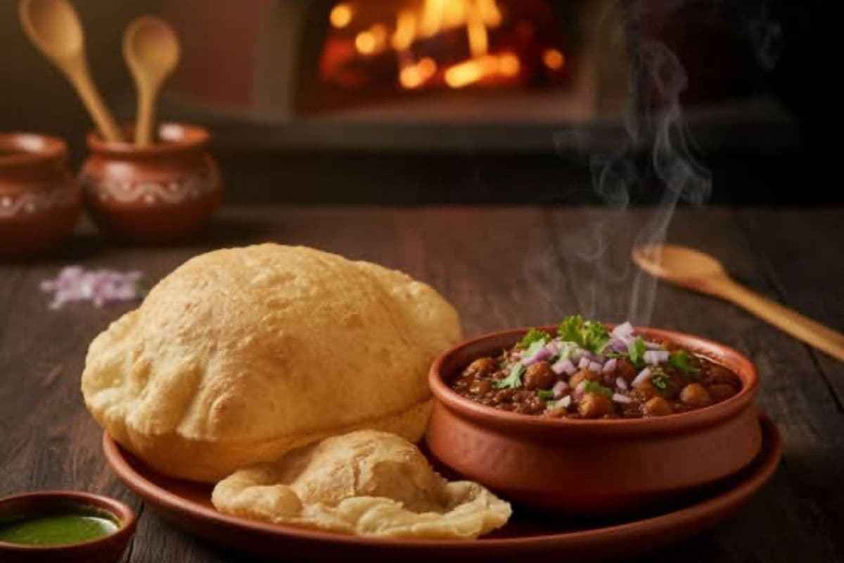 Plain Channa Bhatura