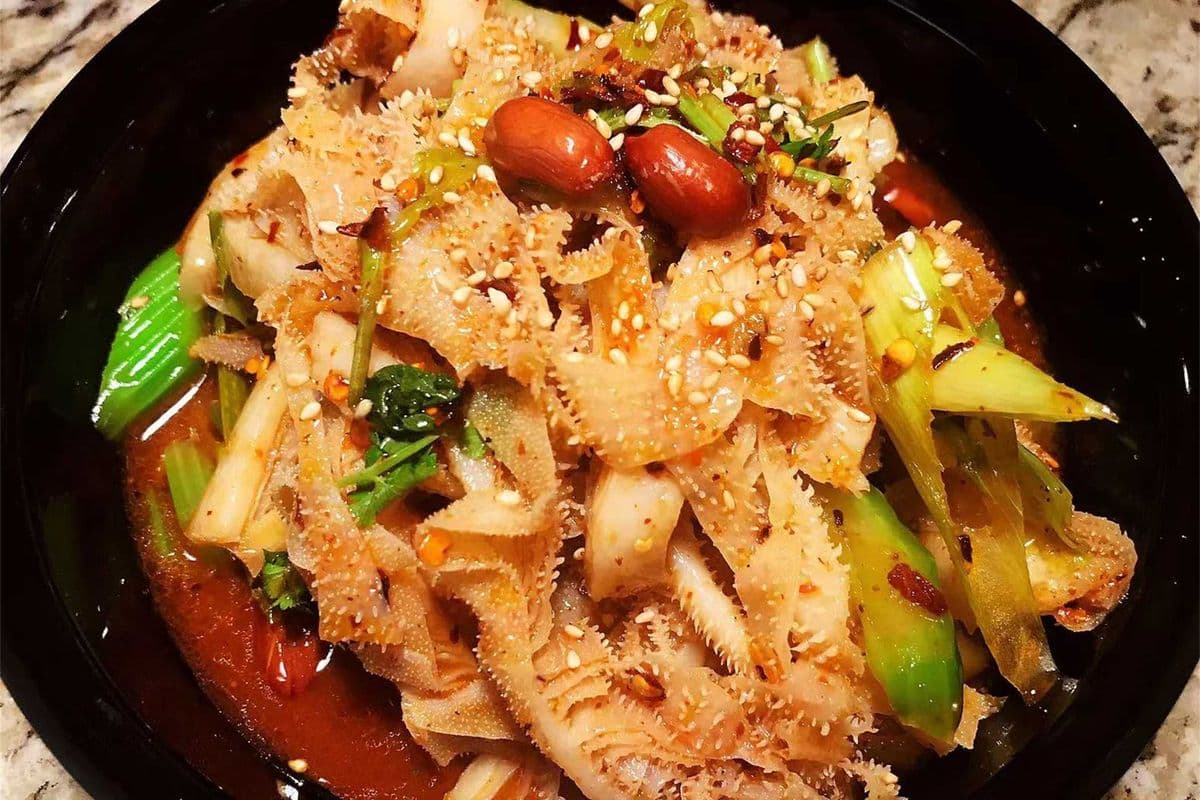 4. Spicy Beef Tripe 麻辣牛百叶