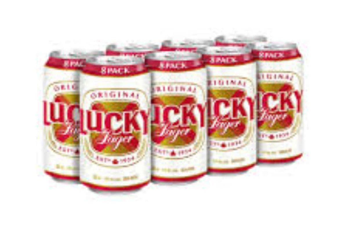 Lucky - Lager (8 x 355ml Can)