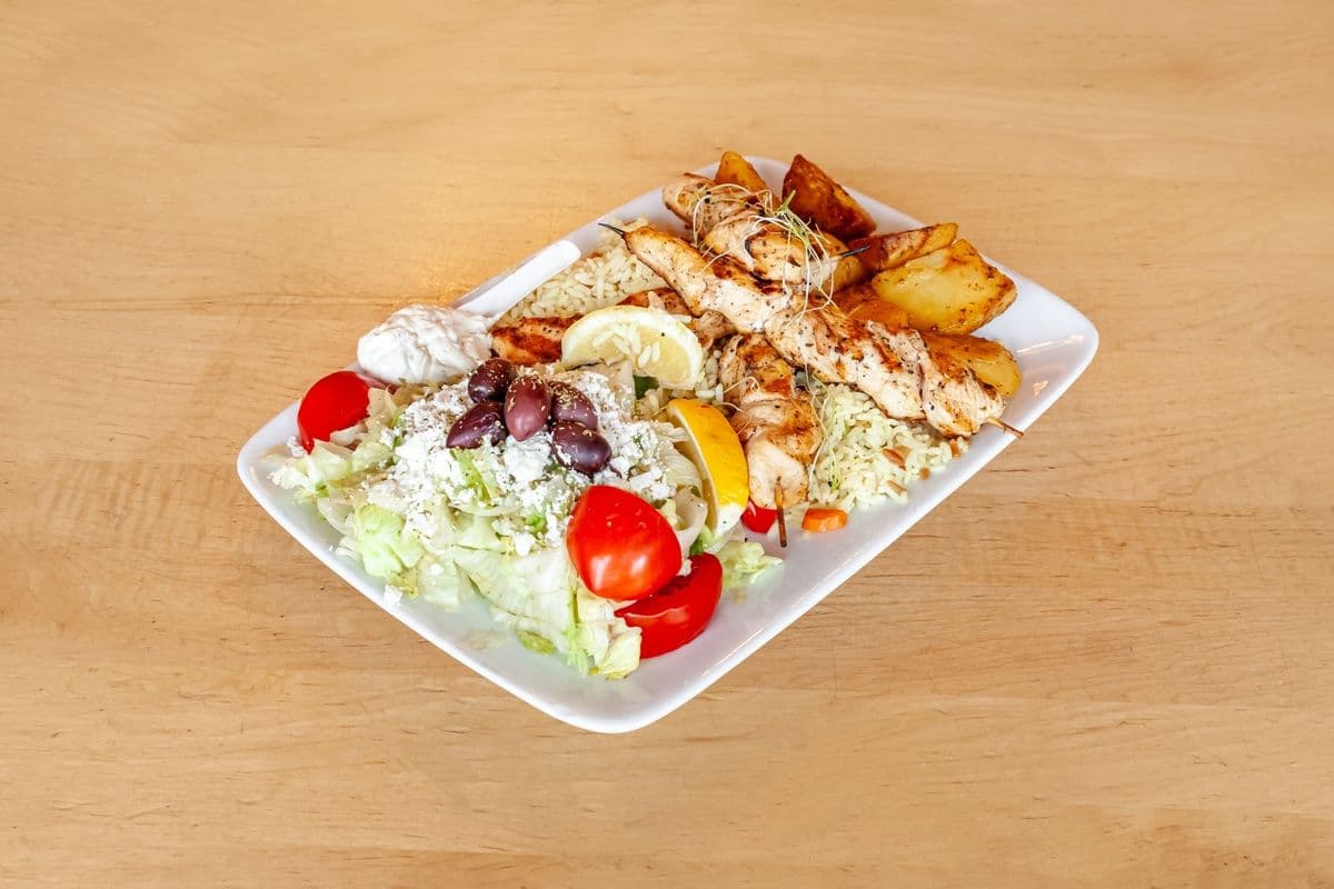 Pork Souvlaki Dinner