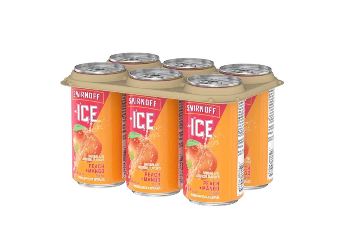 SMIRNOFF ICE PEACH & MANGO 6CAN (1 x 355ML)