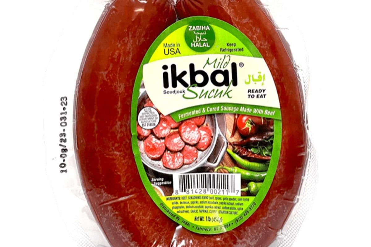 IKBAL SUCUK MILD RING ACISIZ KANGAL 300g HALAL