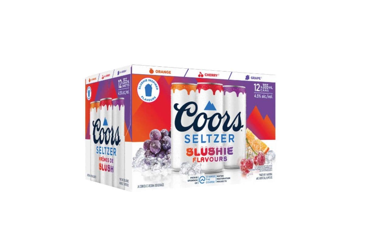 Coors Seltzer Slushie Flavour Pack (12 x 355ml)