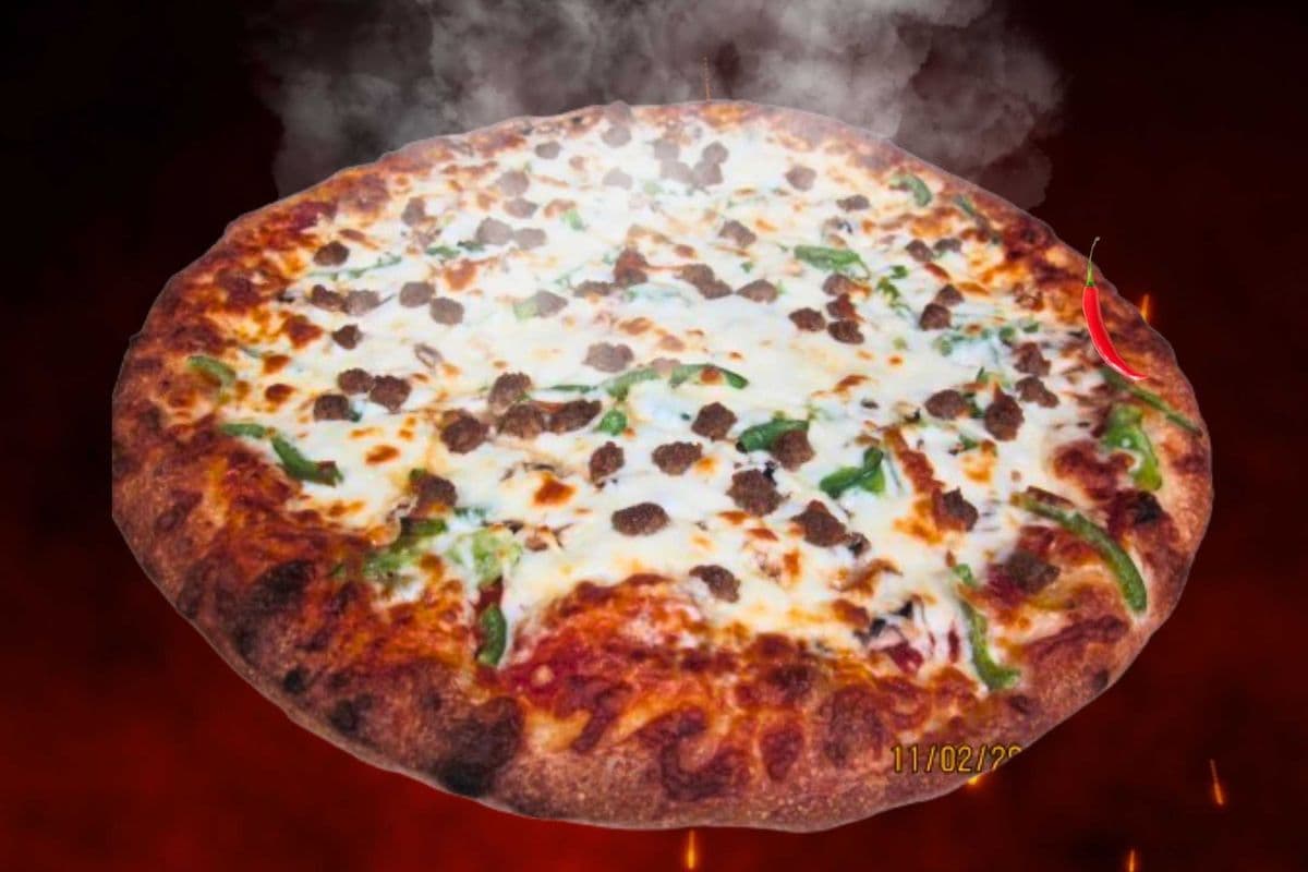 Extra Large Burger Pizza