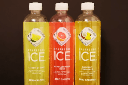 Ice Sparking Water