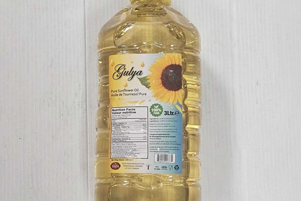 Taza Sunflower Oil 3L (3L) (122 Cal)