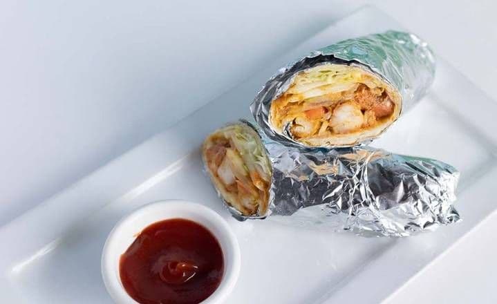Poulet Kathi Roll | Chicken Kathi Roll