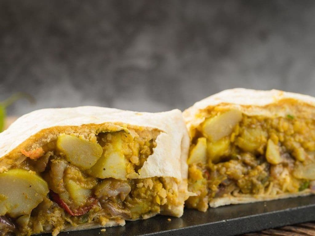 Jerk Veggie Roti