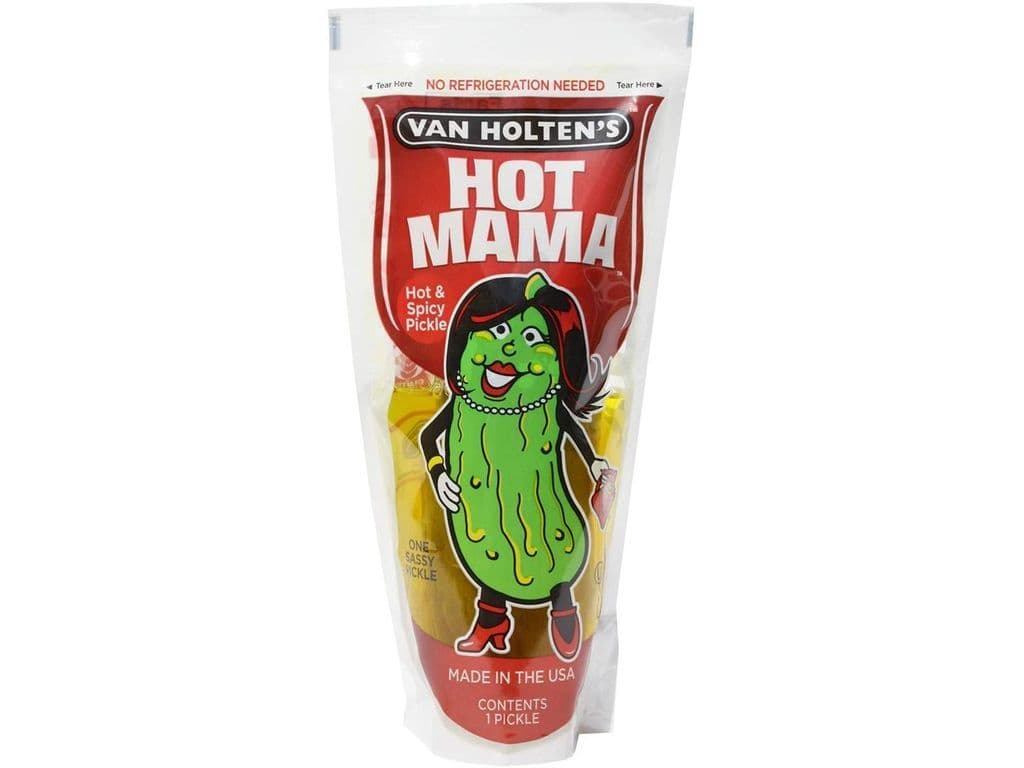 Van Holten Hot Mama Jumbo Pickle Snack