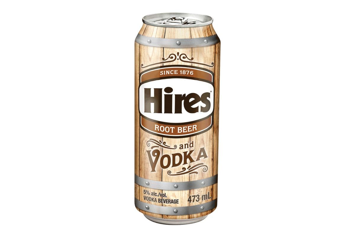 Hires Roots Beer and Vodka (473 ml Can)