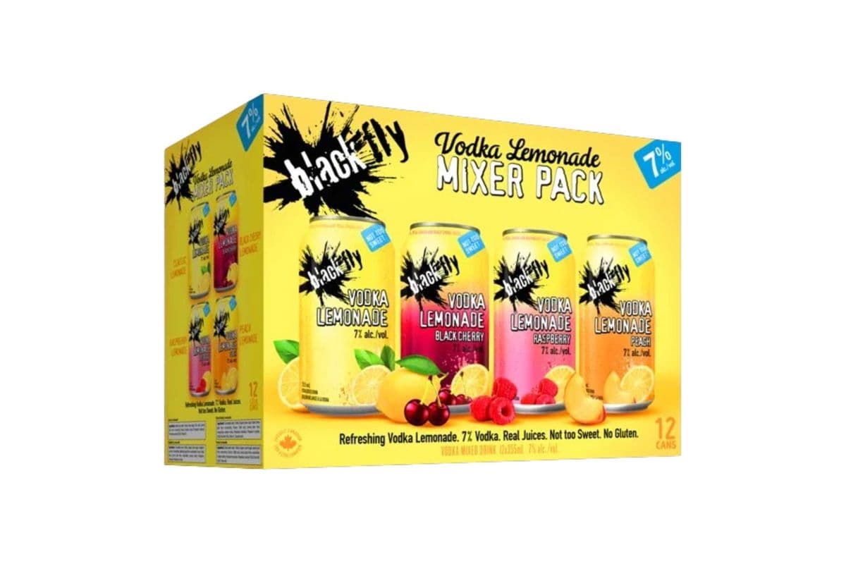 Black Fly Vodka Lemonade Mixer (12 x 355ml)