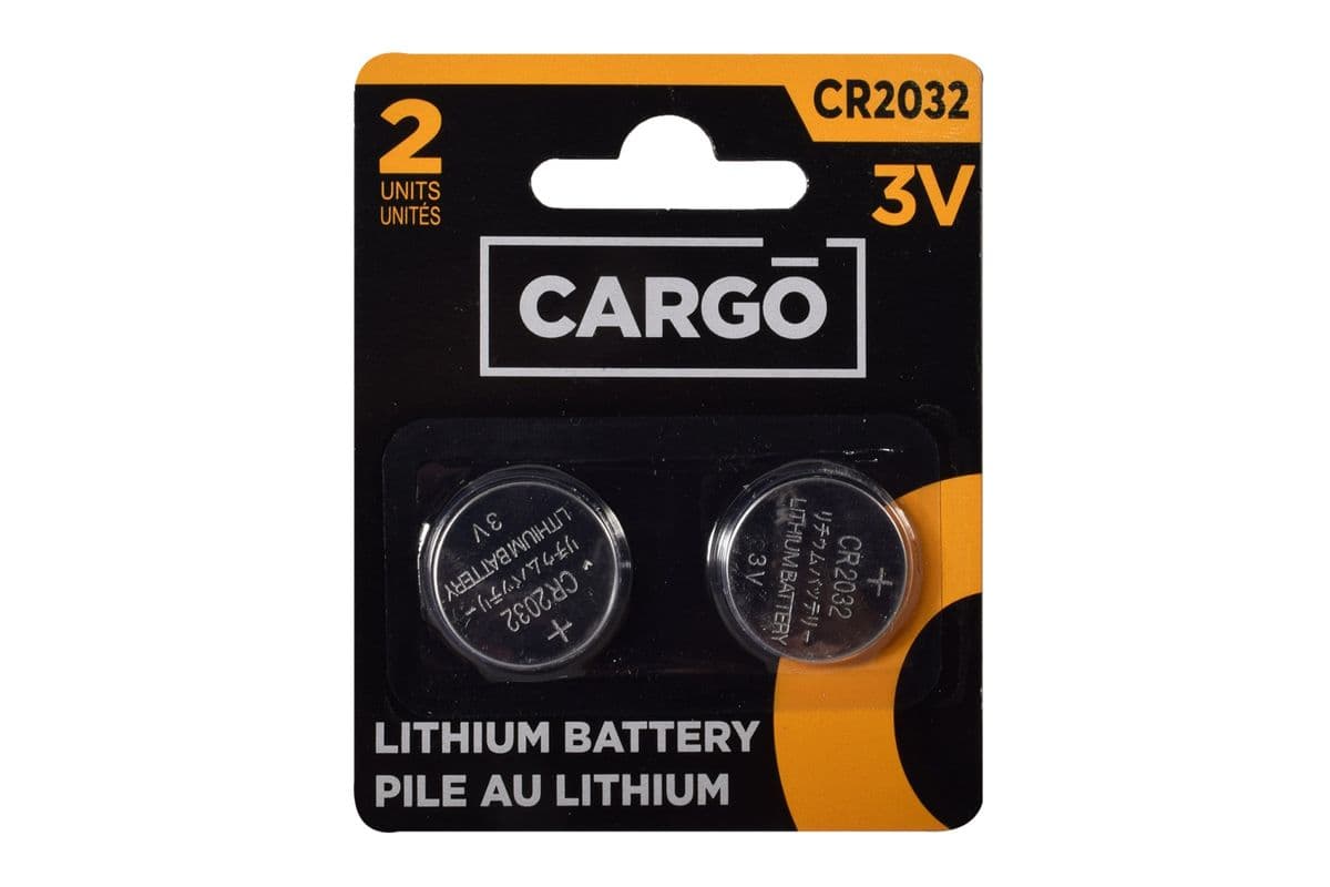 Cargo Piles lithium 3V-CR2032 (2pk) 77672 / Cargo Batteries 3V-CR2032 (2pk) 77672
