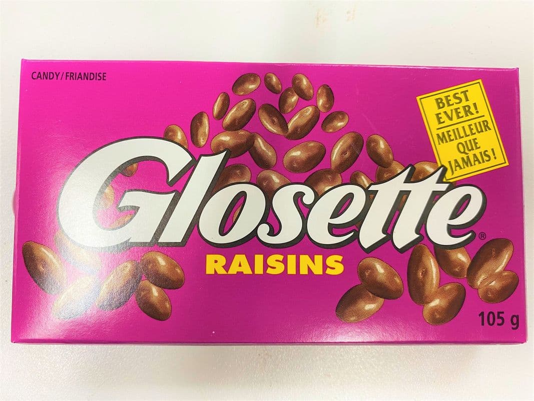 Glosette Raisins Candy Box (105 g)