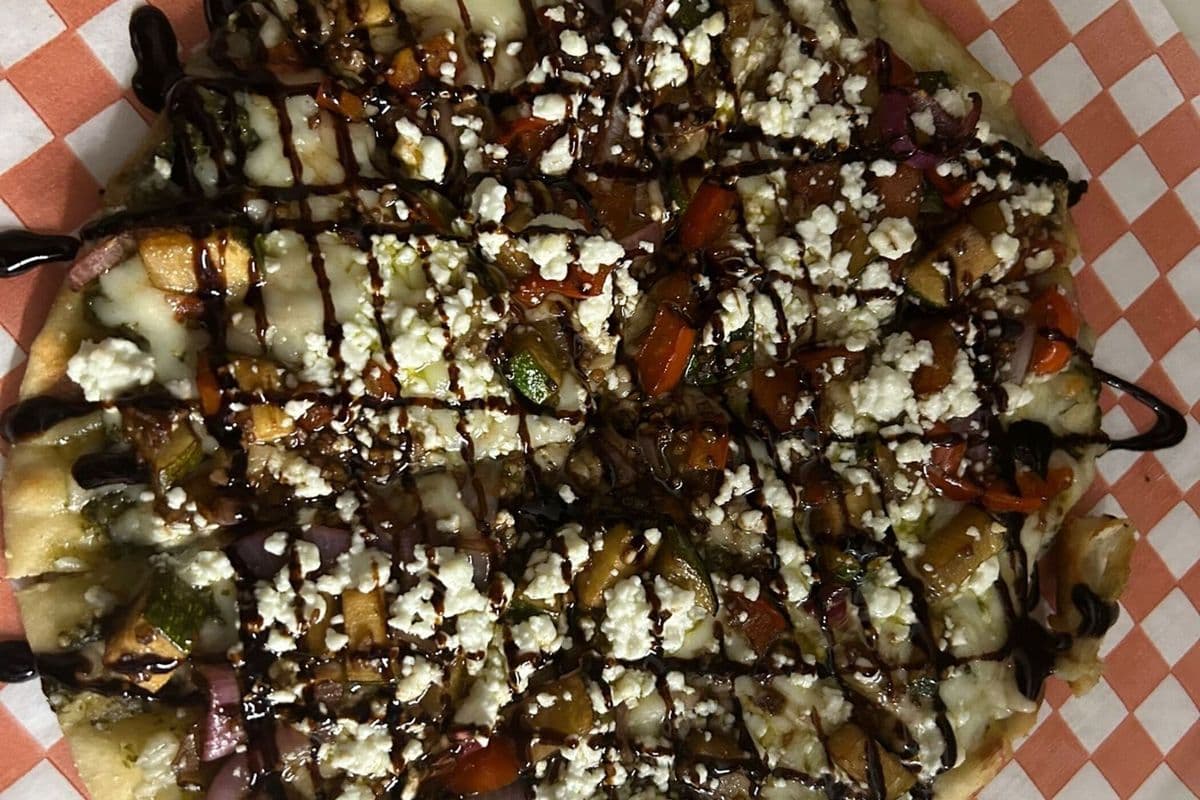 Grilled Veg Flatbread