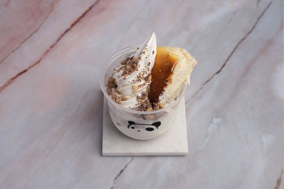 Caramel Kit Kat Chips w Cheesecake Sundae
