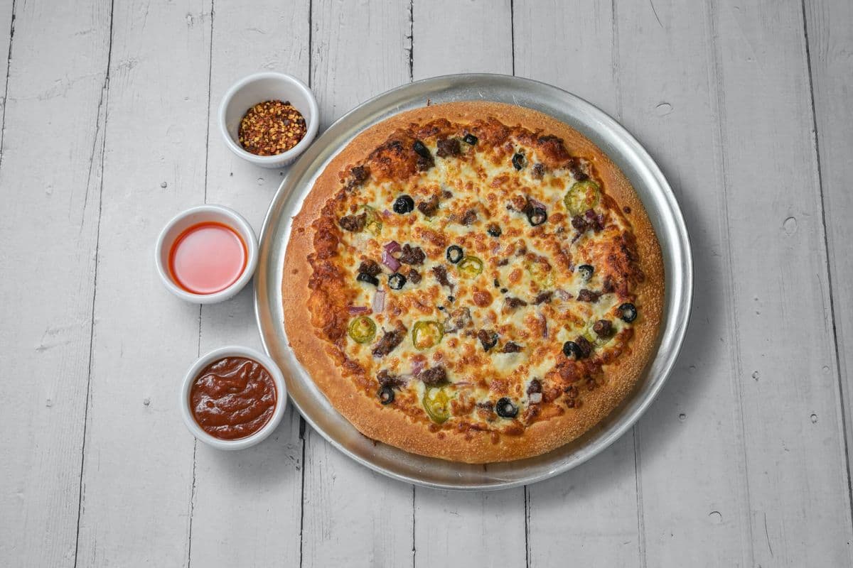 10'' Supreme Beef Pizza