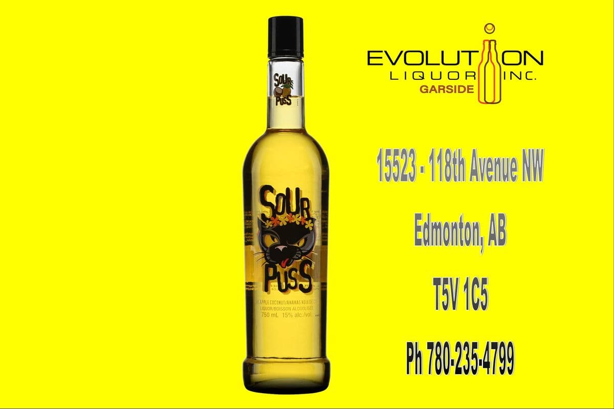 Sour Puss Pineapple Coconut 0750G (1 x 750ml Glass Bottle)