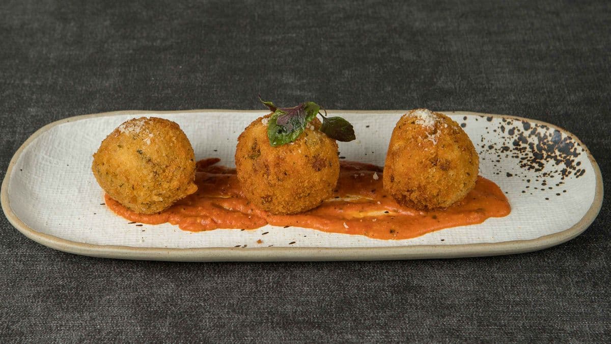Bacon Cheese Rice Balls