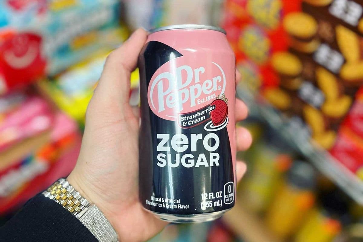 Dr. Pepper Strawberries & Cream Zero Sugar