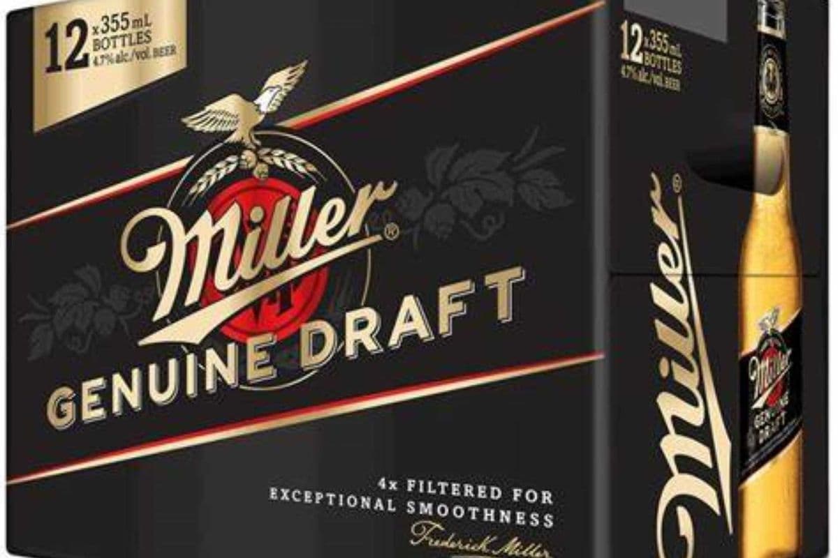 Miller Genuine Draft (12 x 355 ml Bottle)