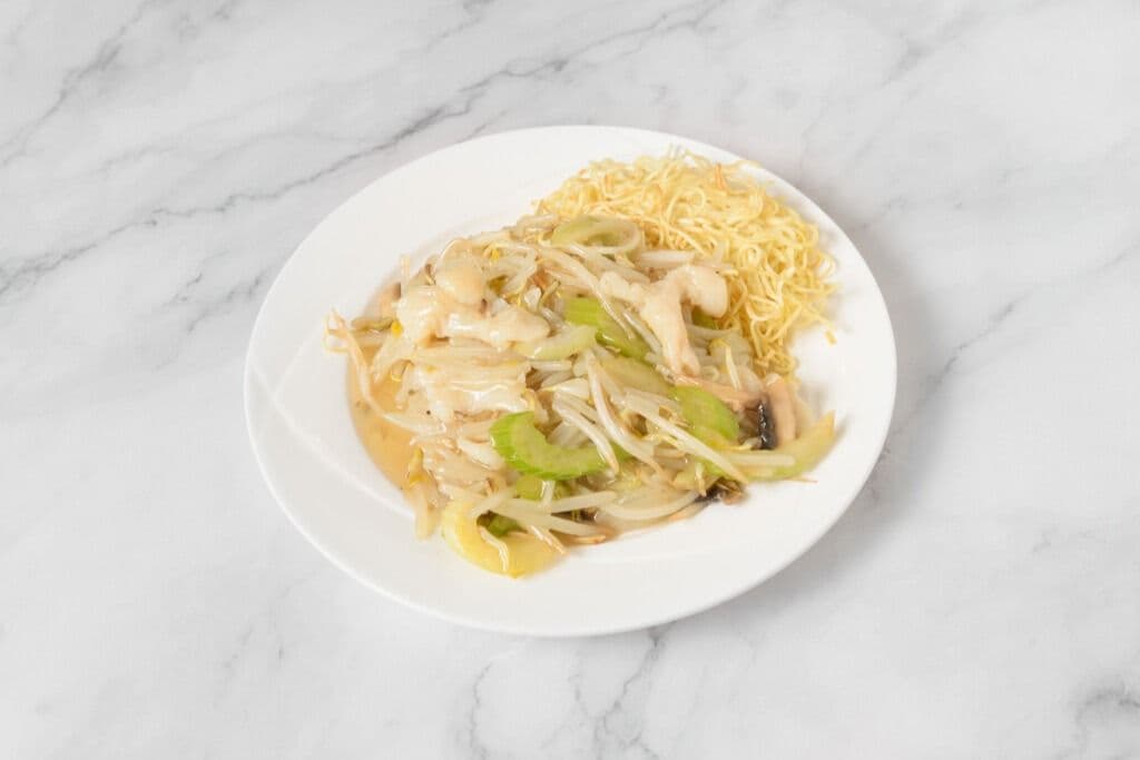 Chicken Chow Mein or Chop Suey