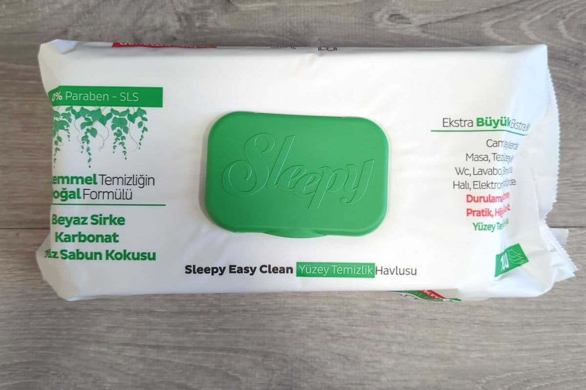SLEEPY Surface Cleaning Towel 100 Piece YUZEY TEMIZLEME MENDILI 100lu
